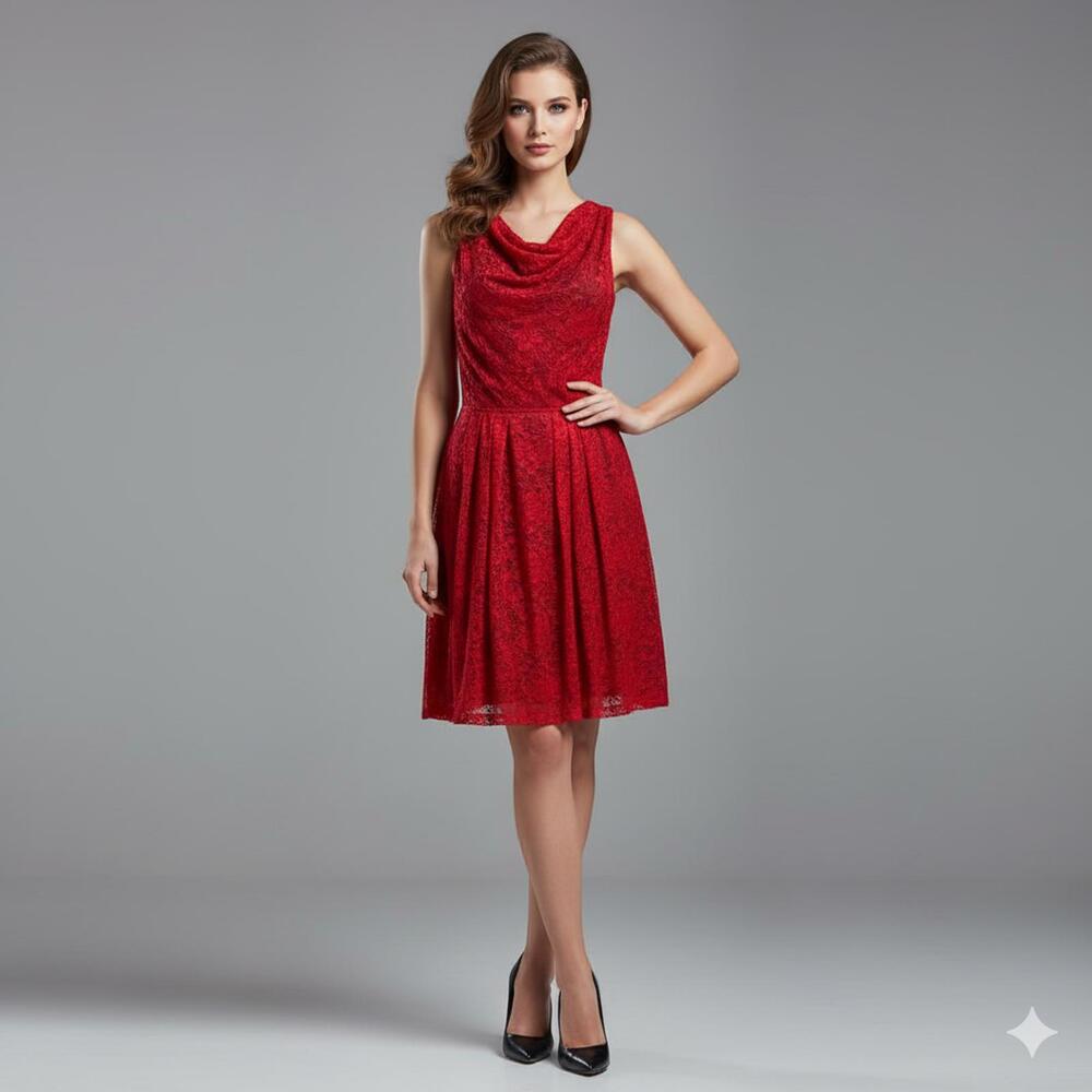 Sophies ballet Red Lace dress 0